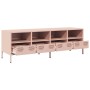 Mueble para TV acero laminado en frío rosa 135x39x43,5 cm von , TV-Möbel - Ref: Foro24-851329, Preis: 117,41 €, Rabatt: %