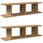 Estantes pared 2uds madera ingeniería roble artisian 75x18x20cm von , Regale und Regale - Ref: Foro24-856599, Preis: 33,77 €,...