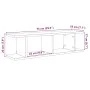 Estantes pared 2uds madera ingeniería roble artisian 75x18x20cm von , Regale und Regale - Ref: Foro24-856599, Preis: 33,77 €,...