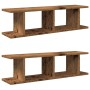 Estantes pared 2 uds madera ingeniería envejecida 90x18x20 cm von , Regale und Regale - Ref: Foro24-856600, Preis: 37,64 €, R...