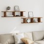 Estantes pared 2 uds madera ingeniería envejecida 90x18x20 cm von , Regale und Regale - Ref: Foro24-856600, Preis: 37,64 €, R...