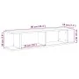 Estantes pared 2 uds madera ingeniería envejecida 90x18x20 cm de , Estantes y estanterías - Ref: Foro24-856600, Precio: 37,05...