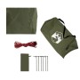 Lona de camping impermeable verde oliva 406x306 cm de , Tiendas de campaña - Ref: Foro24-4009597, Precio: 35,59 €, Descuento: %
