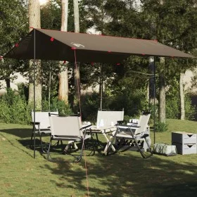 Lona de camping impermeable marrón 366x306 cm by , tents - Ref: Foro24-4009595, Price: 33,67 €, Discount: %