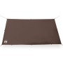 Lona de camping impermeable marrón 366x306 cm by , tents - Ref: Foro24-4009595, Price: 33,06 €, Discount: %