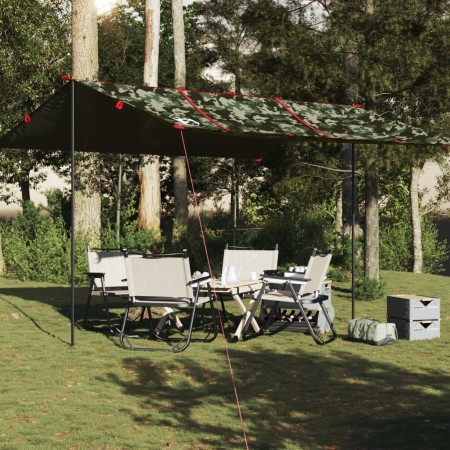 Lona de camping impermeable camuflaje 451x420 cm by , tents - Ref: Foro24-4009605, Price: 65,72 €, Discount: %