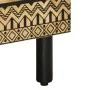 Mesita de noche madera maciza de mango rugosa negro 40x33x46 cm by , Nightstands - Ref: Foro24-4018634, Price: 54,46 €, Disco...