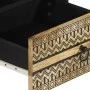 Mesa de centro madera maciza de mango rugosa negro 80x54x40 cm by , Coffee table - Ref: Foro24-4018641, Price: 101,01 €, Disc...