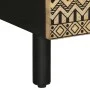 Mesa de centro madera maciza de mango rugosa negro 80x54x40 cm by , Coffee table - Ref: Foro24-4018641, Price: 101,01 €, Disc...