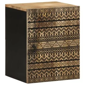 Armario colgante baño madera maciza mango negro 38x33,5x48 cm von , Badezimmermöbel - Ref: Foro24-4018648, Preis: 83,18 €, Ra...