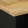 Aparador de madera maciza de mango rugosa 80x33,5x75 cm by , CD and DVD storage - Ref: Foro24-4018655, Price: 110,92 €, Disco...