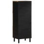 Aparador de madera maciza de mango rugosa 40x33,5x110 cm by , CD and DVD storage - Ref: Foro24-4018657, Price: 127,23 €, Disc...