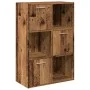 Estantería madera de ingeniería color envejecido 60,5x30x90 cm by , Bookcases and shelves - Ref: Foro24-855970, Price: 75,69 ...