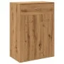 Mueble zapatero madera de ingeniería roble artisan 60x35x84 cm de , Zapateros y organizadores de calzado - Ref: Foro24-855953...