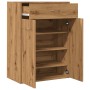 Mueble zapatero madera de ingeniería roble artisan 60x35x84 cm by , Shoe racks and shoe organizers - Ref: Foro24-855953, Pric...
