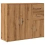 Aparador de madera de ingeniería roble artisan 91x29,5x75 cm von , Sideboards - Ref: Foro24-855907, Preis: 102,64 €, Rabatt: %