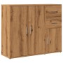 Aparador de madera de ingeniería roble artisan 91x29,5x75 cm by , Sideboards - Ref: Foro24-855907, Price: 104,45 €, Discount: %