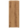 Aparador de madera de ingeniería roble artisan 91x29,5x75 cm