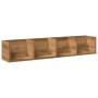 Estante pared CD madera ingeniería roble artisan 100x18x18 cm von , Regale und Regale - Ref: Foro24-855951, Preis: 38,47 €, R...