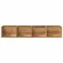 Estante pared CD madera ingeniería roble artisan 100x18x18 cm de , Estantes y estanterías - Ref: Foro24-855951, Precio: 42,06...