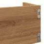 Estante pared CD madera ingeniería roble artisan 100x18x18 cm de , Estantes y estanterías - Ref: Foro24-855951, Precio: 42,06...