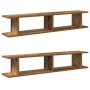 Estantes pared 2 uds madera ingeniería envejecida 105x18x20 cm von , Regale und Regale - Ref: Foro24-856602, Preis: 46,73 €, ...