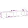 Estantes pared 2 uds madera ingeniería envejecida 105x18x20 cm von , Regale und Regale - Ref: Foro24-856602, Preis: 46,73 €, ...