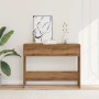 Mesa consola madera ingeniería roble artesanal 100x35x76,5 cm von , Seitentische - Ref: Foro24-856785, Preis: 75,61 €, Rabatt: %