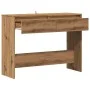Mesa consola madera ingeniería roble artesanal 100x35x76,5 cm de , Mesas auxiliares - Ref: Foro24-856785, Precio: 74,27 €, De...