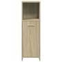Juego de muebles de baño 4 pzas contrachapada roble Sonoma von , Badezimmermöbel - Ref: Foro24-3325044, Preis: 198,28 €, Raba...