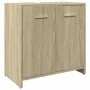 Juego de muebles de baño 4 pzas contrachapada roble Sonoma von , Badezimmermöbel - Ref: Foro24-3325044, Preis: 200,86 €, Raba...