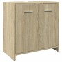 Juego de muebles de baño 4 pzas contrachapada roble Sonoma von , Badezimmermöbel - Ref: Foro24-3325044, Preis: 198,28 €, Raba...