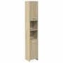 Juego de muebles de baño 4 pzas contrachapada roble Sonoma von , Badezimmermöbel - Ref: Foro24-3325044, Preis: 198,28 €, Raba...