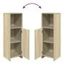 Juego de muebles de baño 4 pzas contrachapada roble Sonoma von , Badezimmermöbel - Ref: Foro24-3325044, Preis: 200,86 €, Raba...