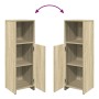 Juego de muebles de baño 4 pzas contrachapada roble Sonoma von , Badezimmermöbel - Ref: Foro24-3325044, Preis: 198,28 €, Raba...