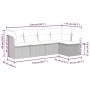 Juego de sofás jardín con cojines 5 pzas ratán sintético gris by , Garden sets - Ref: Foro24-3325266, Price: 294,72 €, Discou...