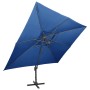 Auslegerschirm mit Doppeldach himmelblau 400x300 cm von vidaXL, Sonnenschirme - Ref: Foro24-312379, Preis: 291,22 €, Rabatt: %