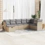 Set de sofás de jardín y cojines 8 piezas ratán sintético beige von , Gartensets - Ref: Foro24-3325335, Preis: 509,26 €, Raba...