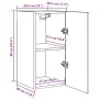 Muebles de TV 2 uds madera ingeniería envejecida 30,5x30x60 cm von , TV-Möbel - Ref: Foro24-856391, Preis: 62,84 €, Rabatt: %