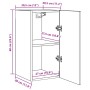 Muebles de TV 2 uds madera ingeniería envejecida 30,5x30x60 cm by , TV Furniture - Ref: Foro24-856391, Price: 63,85 €, Discou...