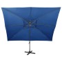 Auslegerschirm mit Doppeldach himmelblau 400x300 cm von vidaXL, Sonnenschirme - Ref: Foro24-312379, Preis: 291,22 €, Rabatt: %