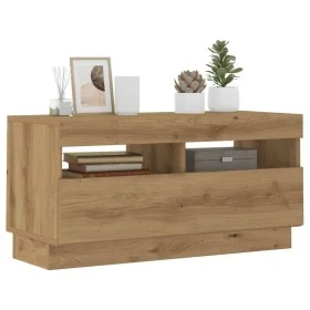 Mueble TV luces LED madera ingeniería roble artisan 80x35x40 cm von , TV-Möbel - Ref: Foro24-856358, Preis: 71,47 €, Rabatt: %
