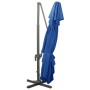 Cantilever umbrella with double light blue roof 400x300 cm by vidaXL, Umbrellas - Ref: Foro24-312379, Price: 291,10 €, Discou...