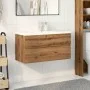 Mueble con lavabo integrado roble artisan by , bathroom vanities - Ref: Foro24-3328926, Price: 240,75 €, Discount: %
