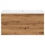 Mueble con lavabo integrado roble artisan by , bathroom vanities - Ref: Foro24-3328926, Price: 240,75 €, Discount: %