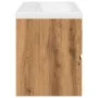 Mueble con lavabo integrado roble artisan by , bathroom vanities - Ref: Foro24-3328926, Price: 240,75 €, Discount: %