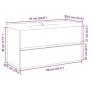 Mueble con lavabo integrado roble artisan by , bathroom vanities - Ref: Foro24-3328926, Price: 240,75 €, Discount: %