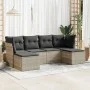 Set de sofás de jardín 6 pzas y cojines ratán sintético gris von , Gartensets - Ref: Foro24-3325328, Preis: 396,30 €, Rabatt: %