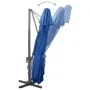 Cantilever umbrella with double light blue roof 400x300 cm by vidaXL, Umbrellas - Ref: Foro24-312379, Price: 288,59 €, Discou...