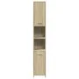 Set de muebles de baño 3 pzas madera contrachapada roble Sonoma von , Badezimmermöbel - Ref: Foro24-3324972, Preis: 120,89 €,...